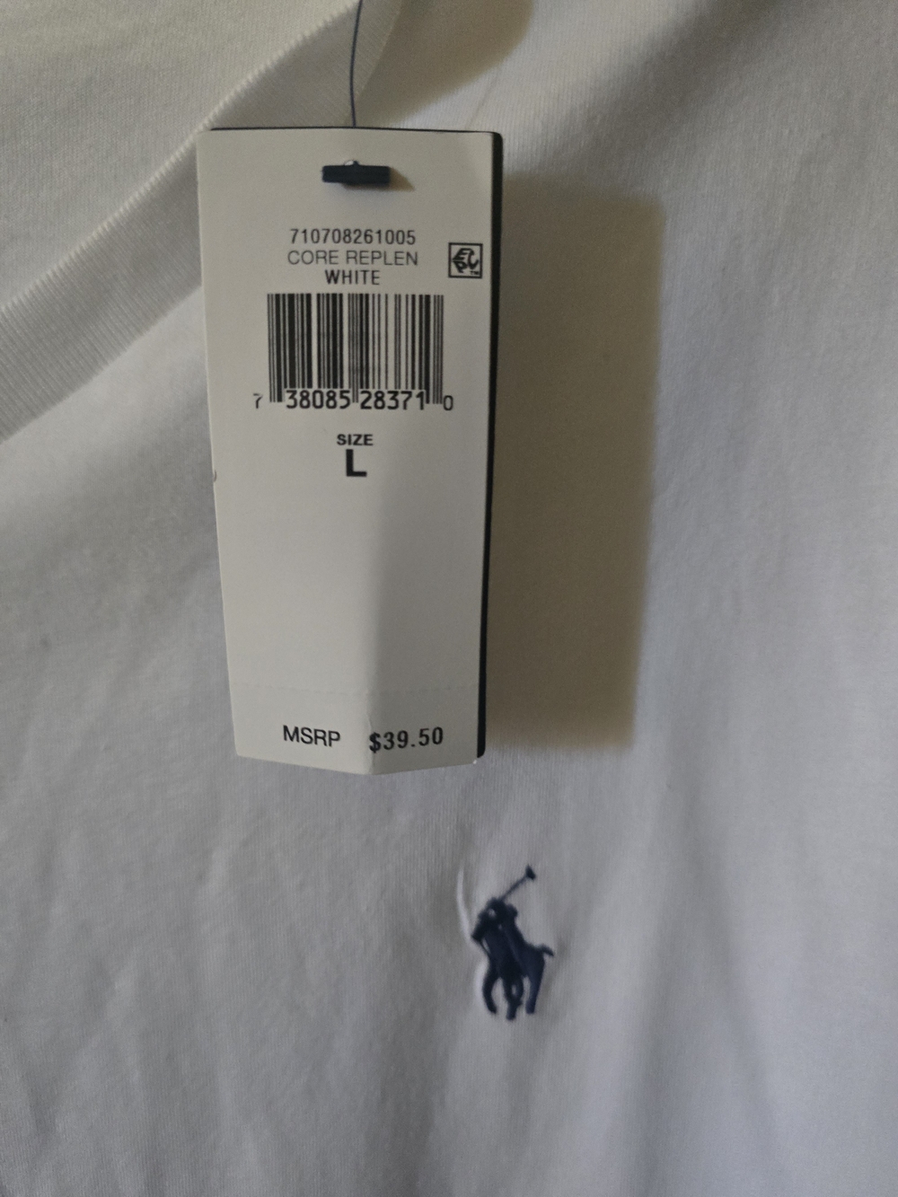 Polo by Ralph Lauren Men's White V-Neck Tee - Picture 2 of 8